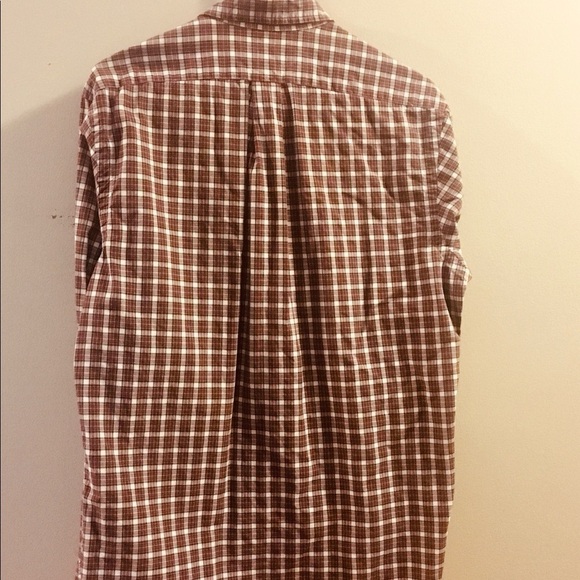 Ralph Lauren Men Red White Green Plaid Button Down - Picture 4 of 6